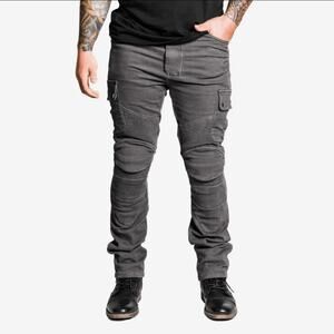 NWOT NBT CLOTHING License To Ride Grey Motorcycle Pant Aramid Edition size 38